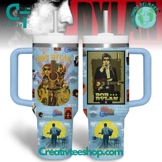 Bob Dylan Gift for Her, Him on Birthday Xmas 30oz or 40oz Tumbler LN