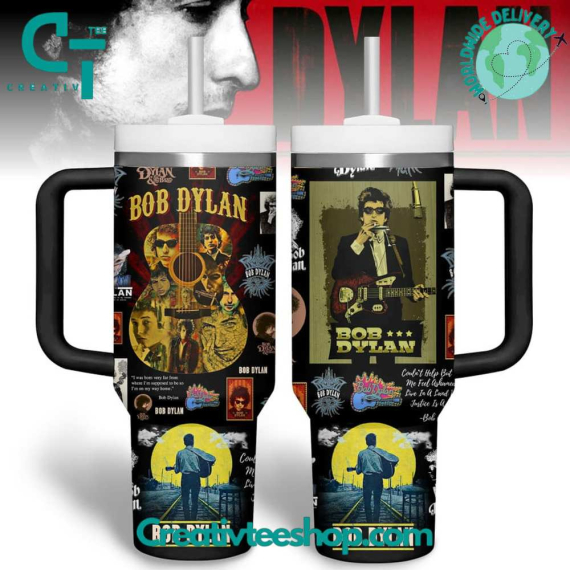 Bob Dylan Gift for Her, Him on Birthday Xmas 30oz or 40oz Tumbler LN