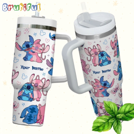 Custom Name Stitch 40oz Tumbler, Stitch 30oz or 40 oz Tumbler HG 40oz