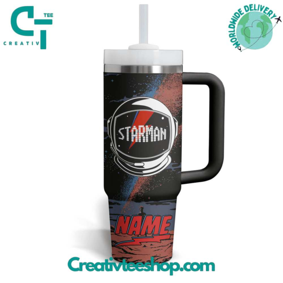 David Bowie Starman Gift for Her, Him on Birthday Xmas 30oz or 40oz Tumbler LN