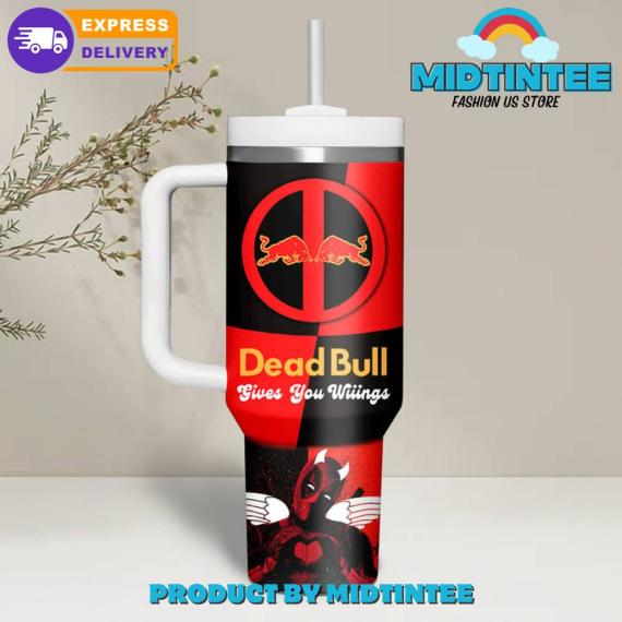 Dead Bull Maximum Effort Gift for her,him, Birthday Xmas Halloween Gift 30oz or 40oz Tumbler LN