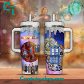 Doctor Who Band Gift for Her, Him on Birthday Xmas 30oz or 40oz Tumbler LN
