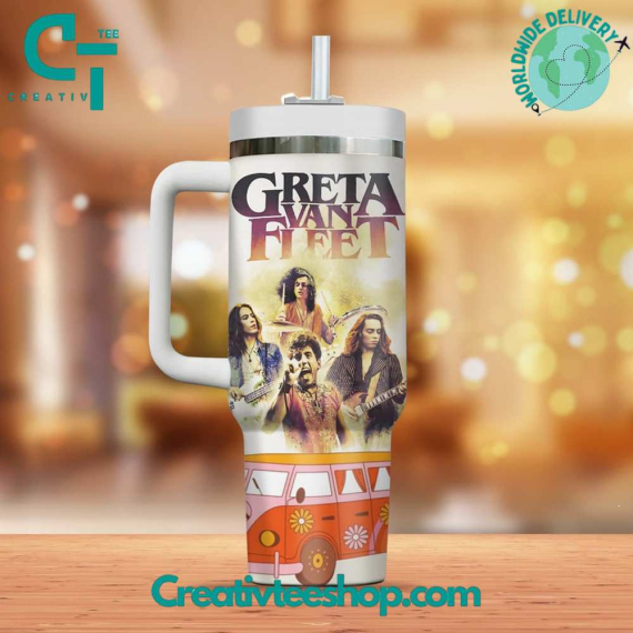 Greta Van Fleet Gift for Her, Him on Birthday Xmas 30oz or 40oz Tumbler LN