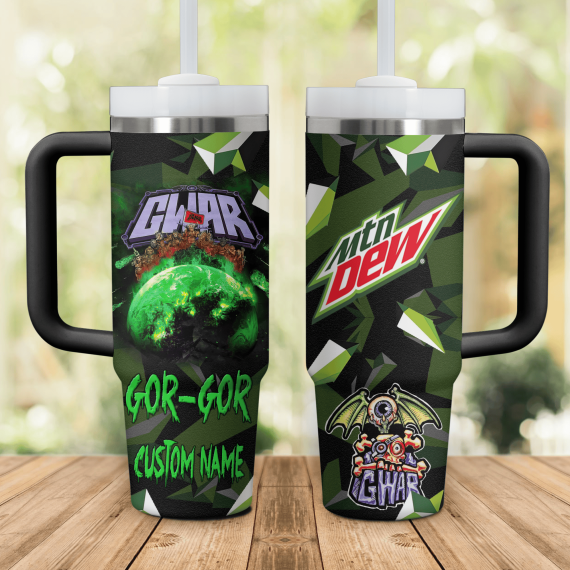 Gwar x Mountain Dew Customized 30oz or 40 Oz Tumbler HG