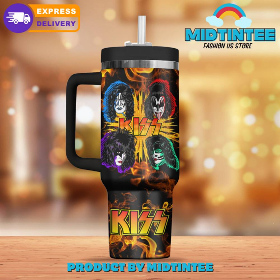 Kiss Rock Band Custom Name Gift for her, him, Birthday Xmas Halloween Gift 30oz or 40oz Tumbler LN