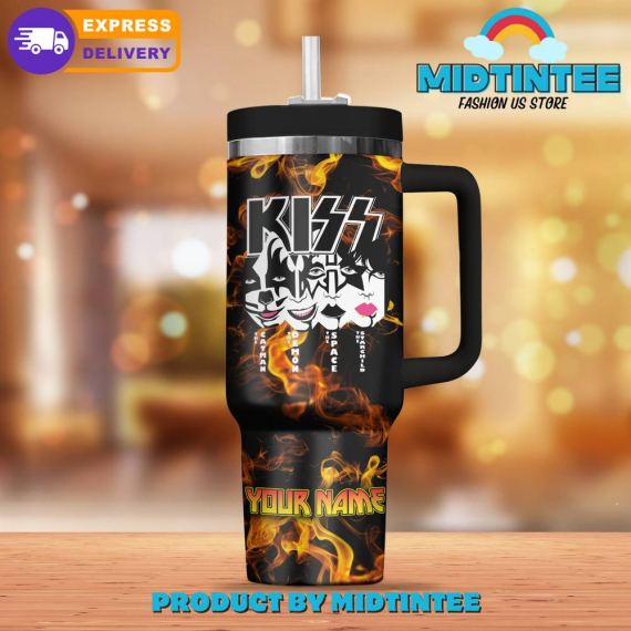 Kiss Rock Band Custom Name Gift for her, him, Birthday Xmas Halloween Gift 30oz or 40oz Tumbler LN