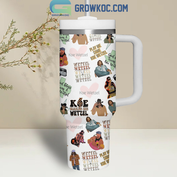 Koe Wetzel Damn Near Normal Makes Me Fan 30oz or 40oz Stainless Steel Tumbler With Handle HG