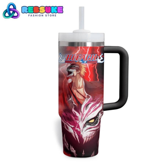 Kurosaki Ichigo Bleach  30oz Or 40oz Stainless Steel Tumbler With Handle HG