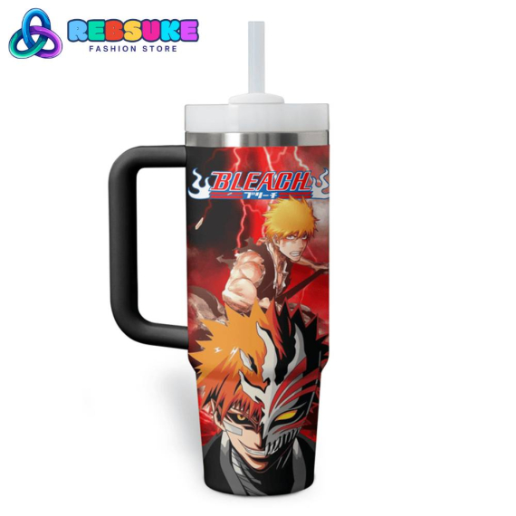 Kurosaki Ichigo Bleach  30oz Or 40oz Stainless Steel Tumbler With Handle HG