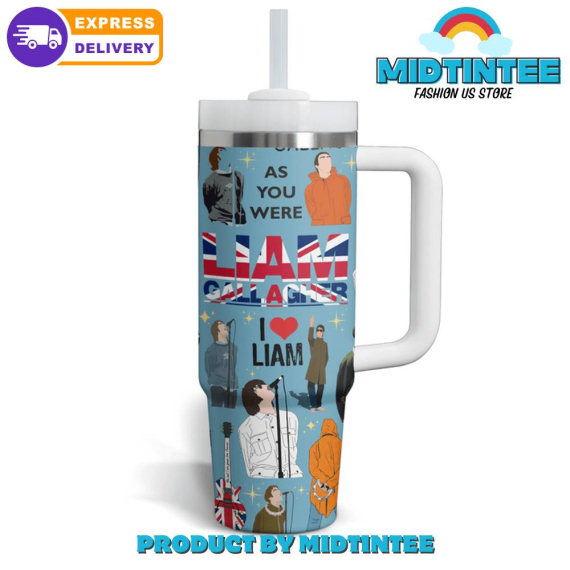 Liam Gallagher As You Were Gift for her,him, Birthday Xmas Halloween Gift 30oz or 40oz Tumbler LN
