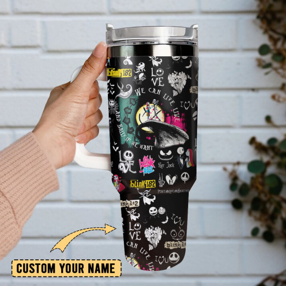 The Nightmare Before Christmas Movie And Blink-182 Day Stainless Steel 30oz or 40 Oz Tumbler HG