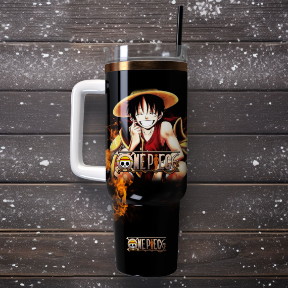 One Piece Anime Custom Quencher 30oz Or 40oz Stainless Steel Tumbler With Handle HG