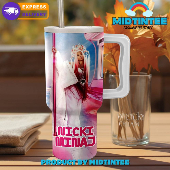 Nicki Minaj Pink Friday 2 Tour Gift for her, him, Birthday Xmas Halloween Gift 30oz or 40oz Tumbler LN