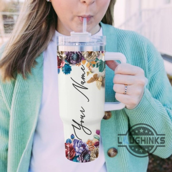 Halloween Gift Nightmare Before Christmas Tumbler 40 Oz Custom Name Jack Skellington  HG