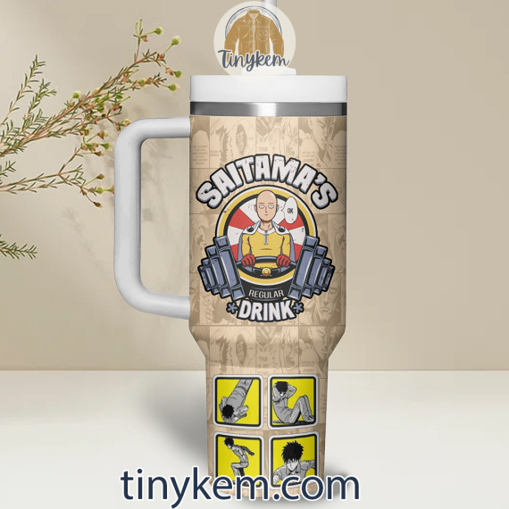 One Punch Man Nurition Facts 30oz or 40 Oz Tumbler HG