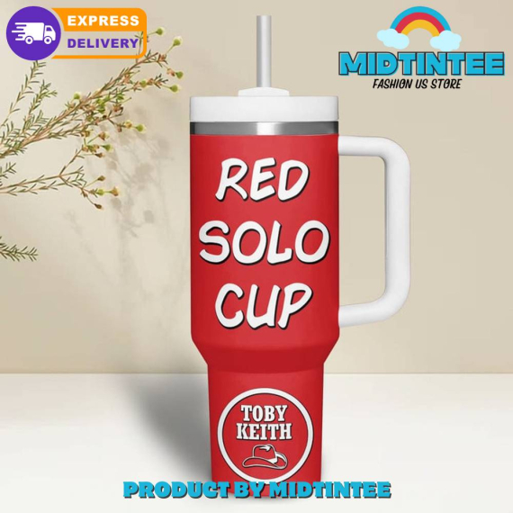 Toby Keith Red Solo  Gift for her,him, Birthday Xmas Halloween Gift 30oz or 40oz Tumbler LN