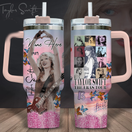 Taylor Swift Music Custom  Quencher 30oz or 40oz Stainless Steel Tumbler With Handle HG