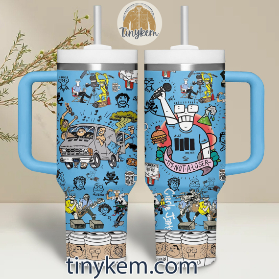 Descendents and Circle Jerks Tour Music Custom Quencher 30oz or 40oz Stainless Steel Tumbler HG With Handle