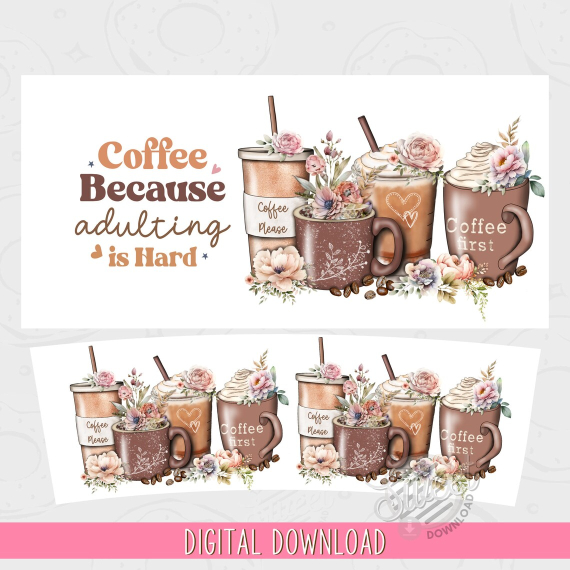Funny 30oz or 40oz Quencher Tumbler Gift For Her Him Birthday Gift LN Coffee Quote Tumbler Floral Coffee 40oz Tumbler