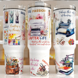 Crafter life 30oz or 40oz Quencher Tumbler Gift For Her Him Birthday Gift LN