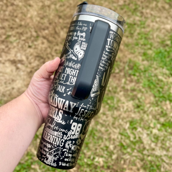 Morgan Wallen Signature Engraved Tumbler 30oz or 40oz Gift for Country Music Fan Cup HG