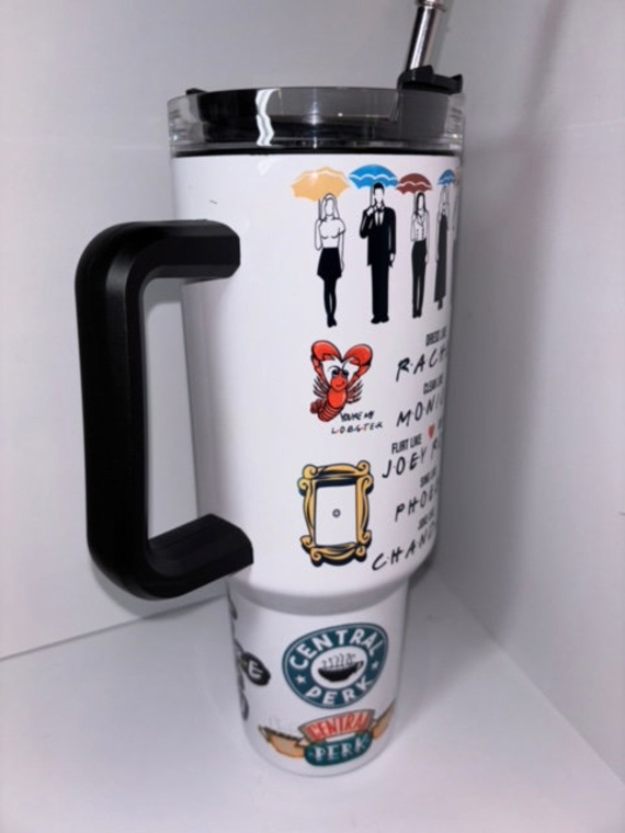 Friends Sublimated 30oz or 40oz Quencher Tumbler Gift For Her Him Birthday Gift LN