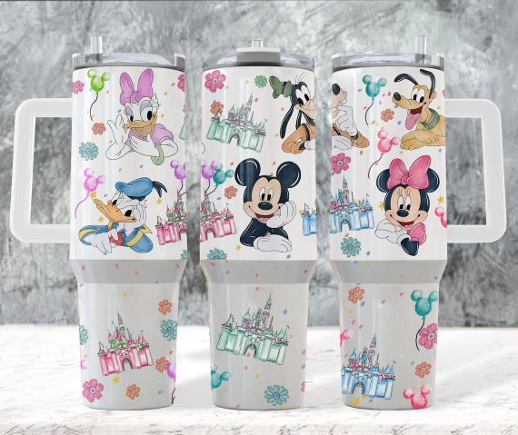 Cartoon Tumbler 30oz or 40oz Quencher Tumbler Gift For Her Him Birthday Gift LN Cartoon Tumbler Cartoon Kid TumblerTumbler