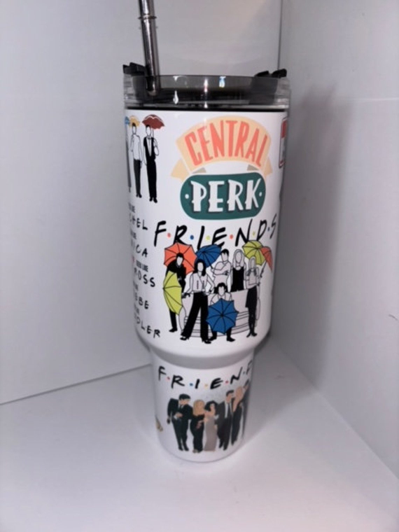 Friends Sublimated 30oz or 40oz Quencher Tumbler Gift For Her Him Birthday Gift LN