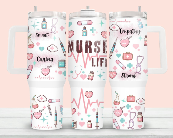 Nurse 30oz or 40oz Quencher Tumbler Gift For Her Him Birthday Gift LN  Nurse Tumbler Gift For Nurse