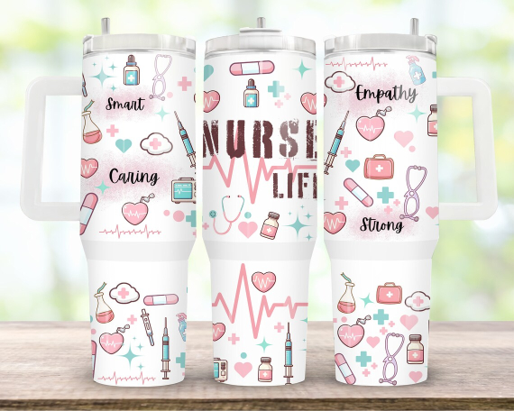 Nurse 30oz or 40oz Quencher Tumbler Gift For Her Him Birthday Gift LN  Nurse Tumbler Gift For Nurse