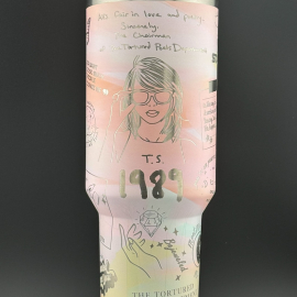 Taylor Swift Albums 2024 1989 The Tortured Poets Department Music Custom Swiftie University 30oz or 40oz  Engraved Tumbler HG