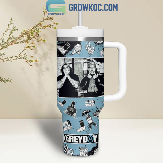 Suicideboys Grey Day Fan 30oz or 40oz Stainless Steel Tumbler With Handle HG